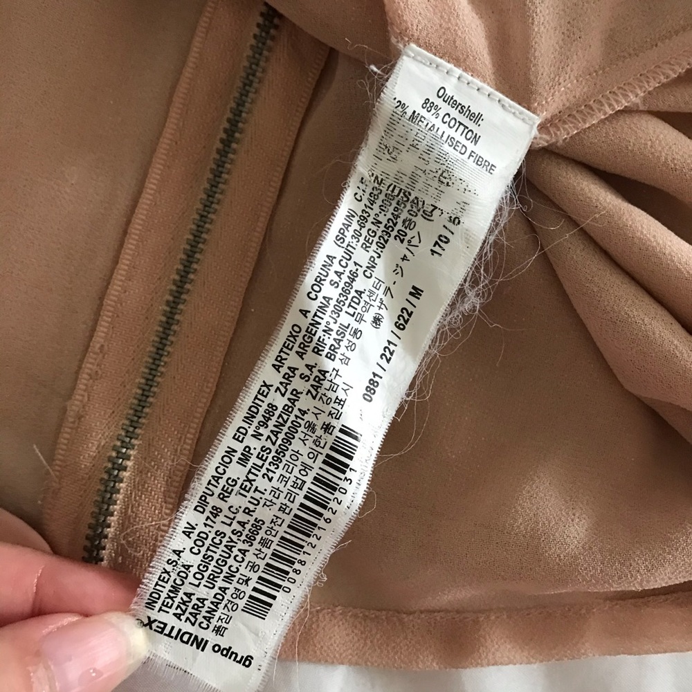 Zara Metallic Pink Racerback Top - Picture 9 of 10